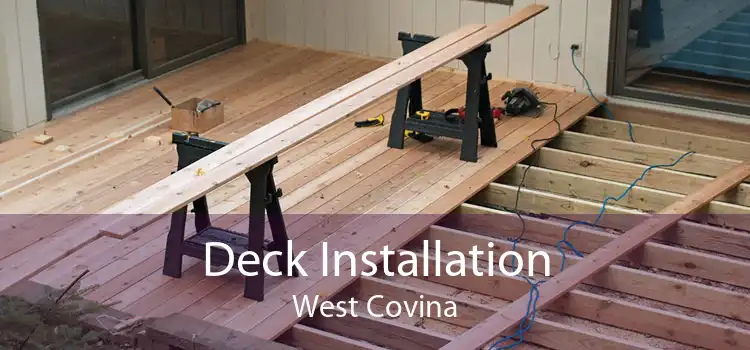 Deck Installation West Covina