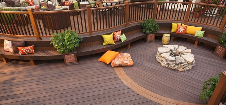 Gray TREX Decking in West Covina, CA